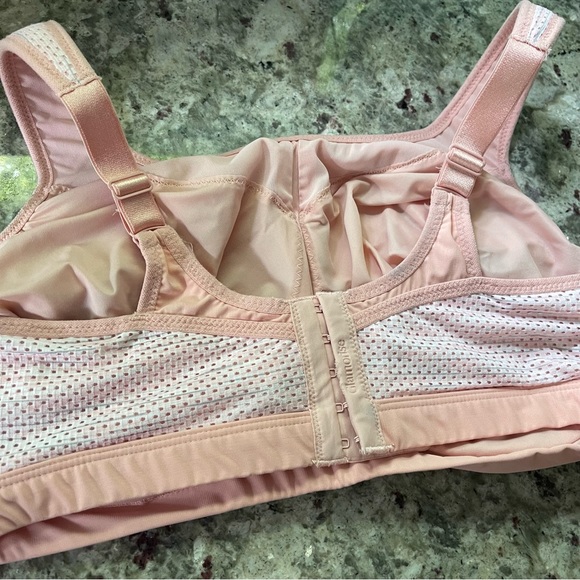 GLAMORISE 42F High Impact Seamless Underwire Sports Bra Pink - Picture 14 of 15